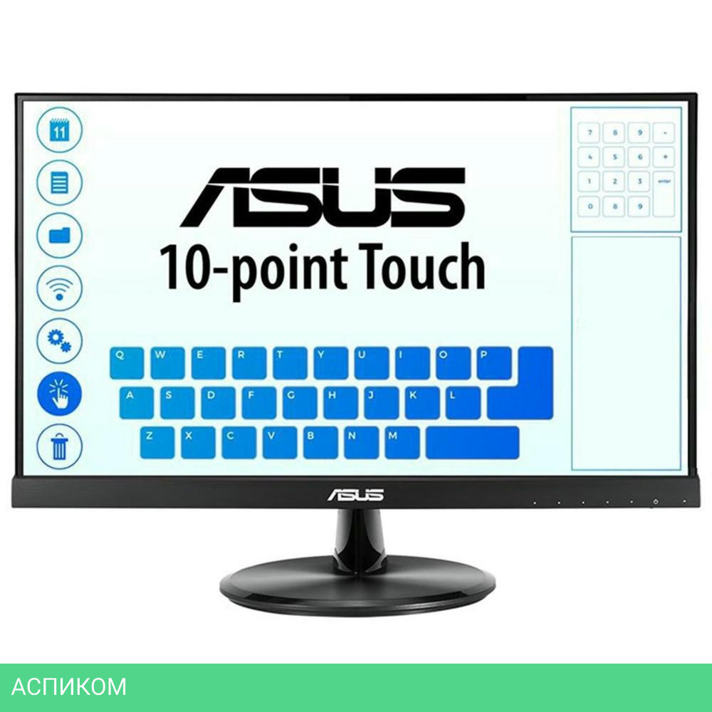 Монитор Asus VT229H черный (90LM0490-B01170)