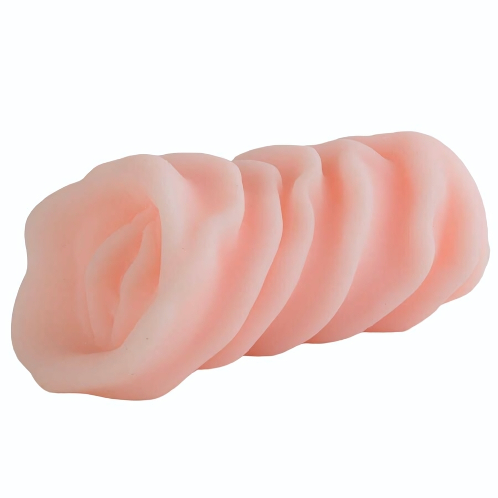 Телесный мастурбатор-вагина с нежными складочками (Цвет: телесный)
