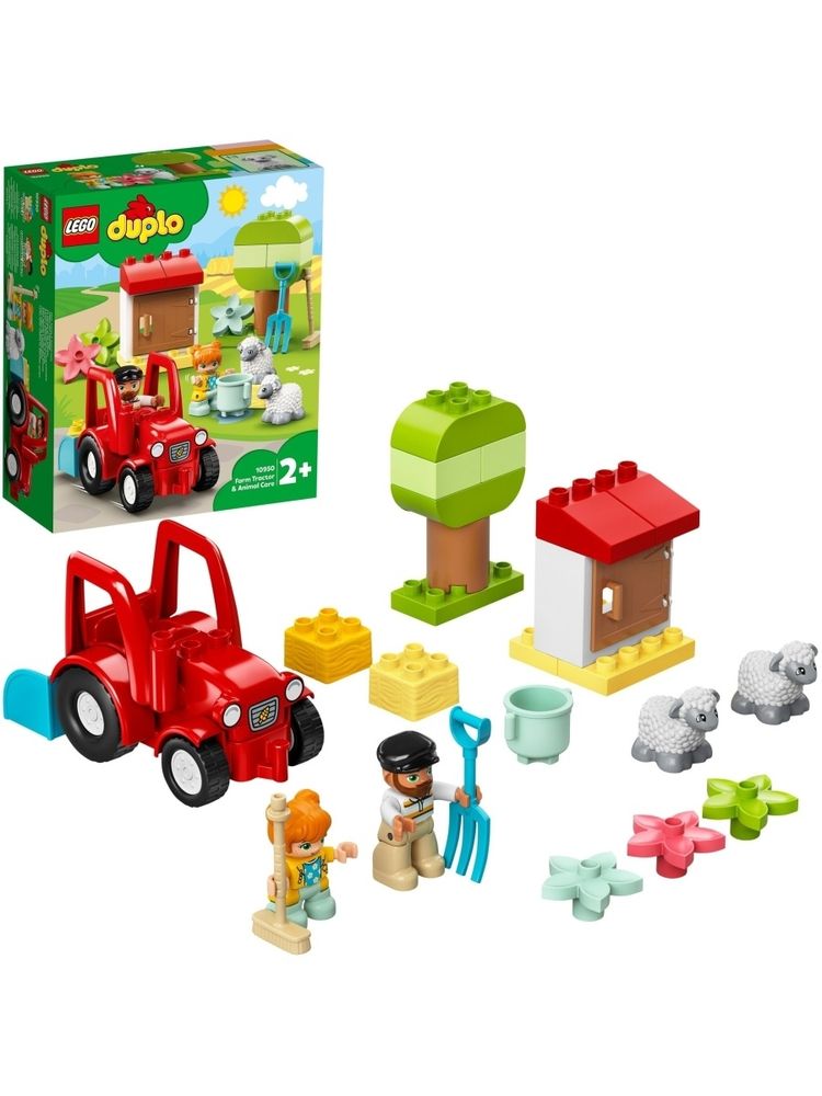 Конструктор LEGO DUPLO Town 10950 Фермерский трактор и животные