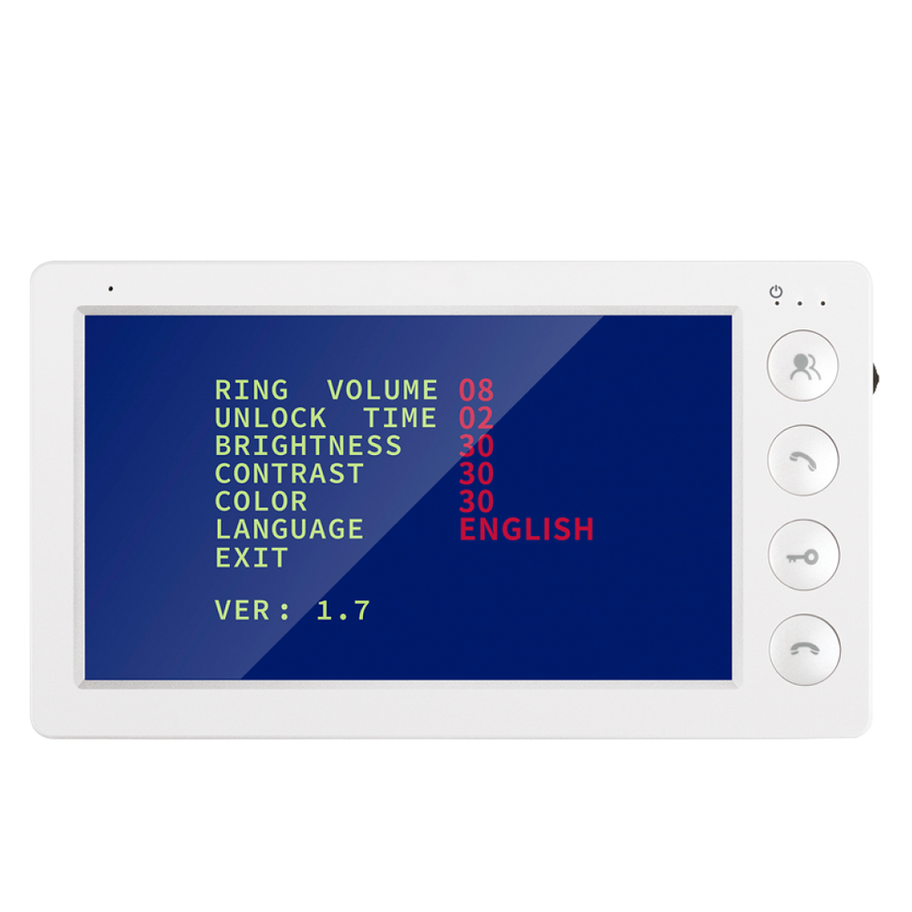 Монитор видеодомофона SF Dors White белый