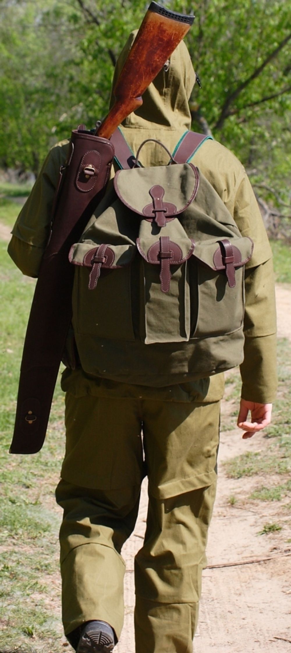 Рюкзак «Хант» (с кожанной отделкой)