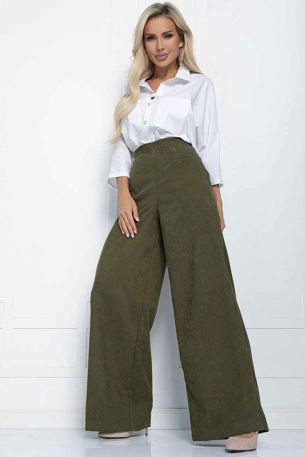 Брюки Жанин (хаки) Б11255 LT Collection (Акция)