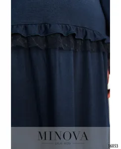 Платье 3130-В-темно-синий Minova