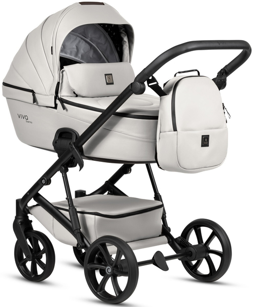 Детская коляска Tutis Viva 6 Plus Leather 2 в 1 1612085 Cloud