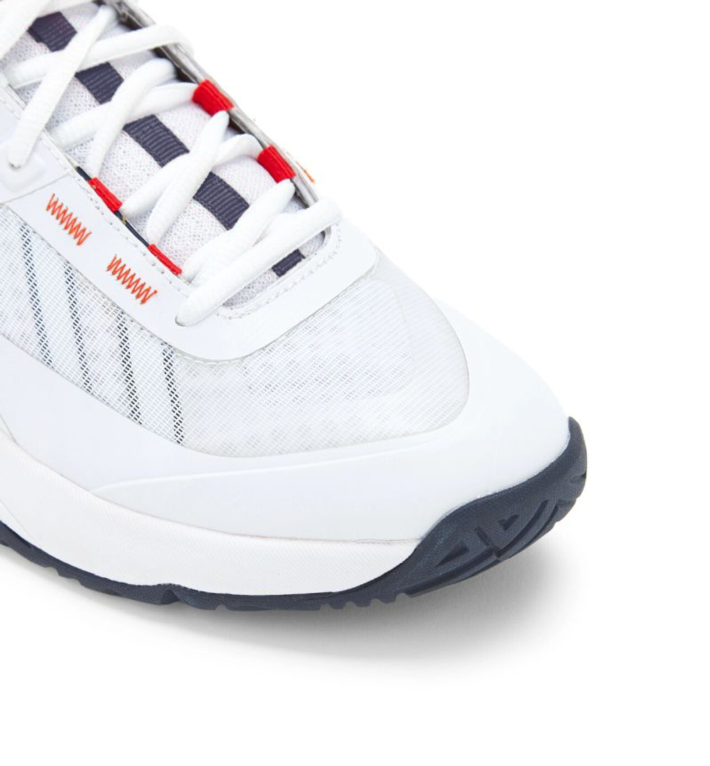 Теннисные кроссовки Diadora Finale AG - white/blue corsair/fiery red