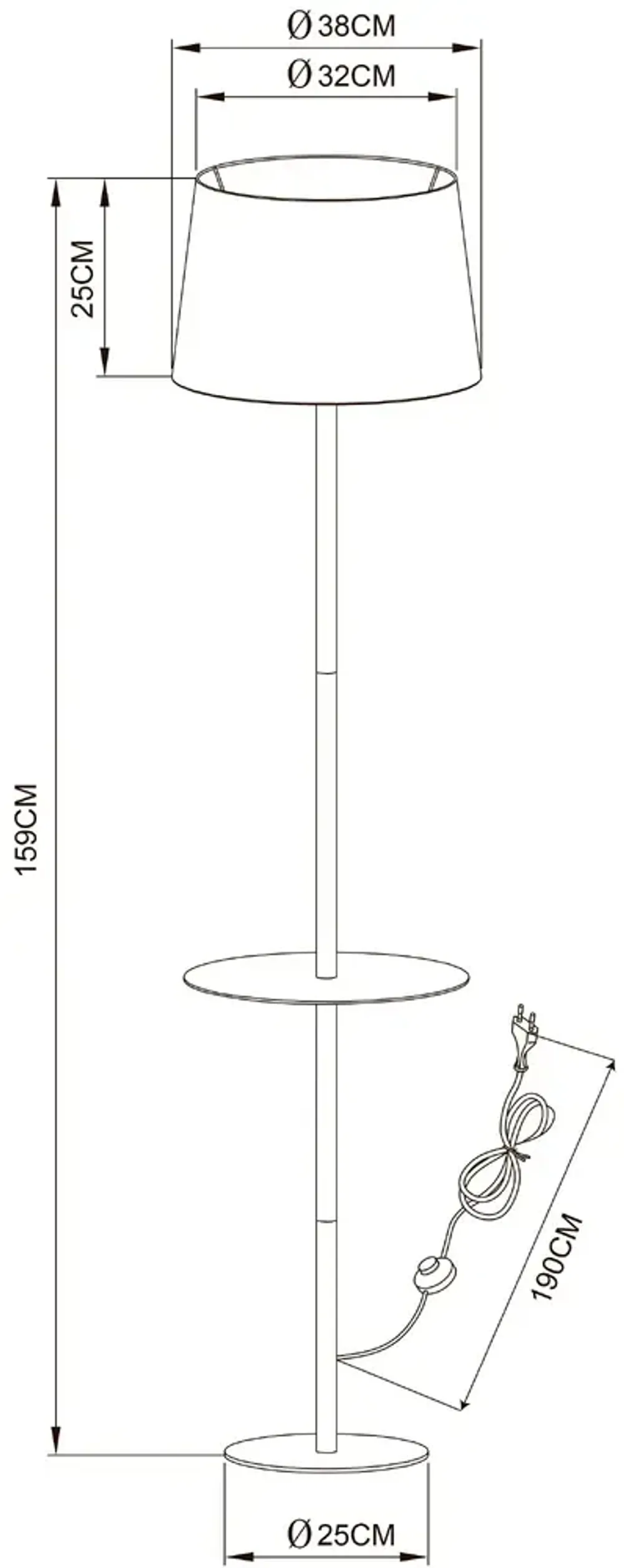 Торшер Arte Lamp