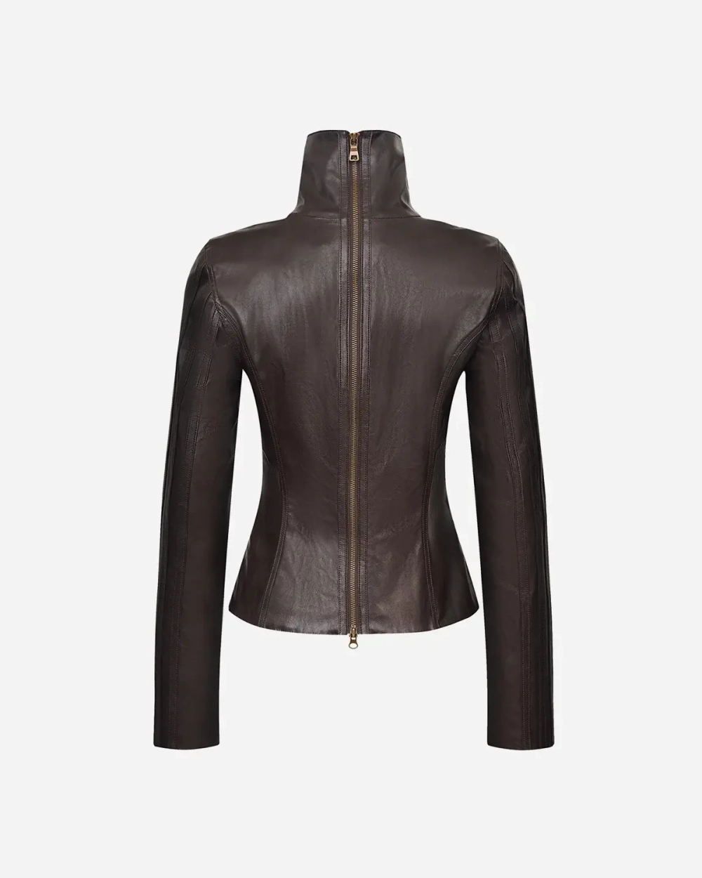 Куртка из экокожи с молниями