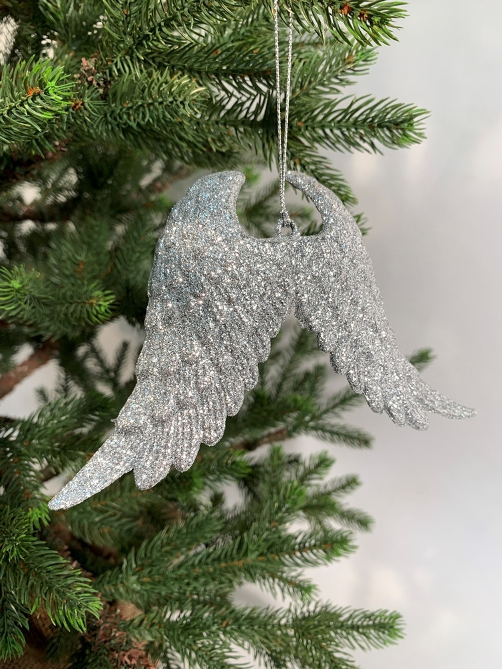 Подвеска 16х3х10см House of Seasons Крылья серебро