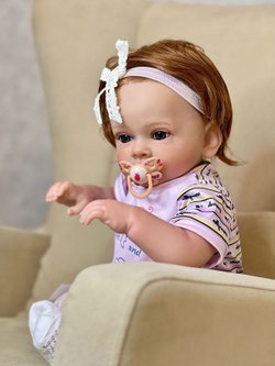 Кукла Реборн мягконабивная 60см в пакете (FA-175)