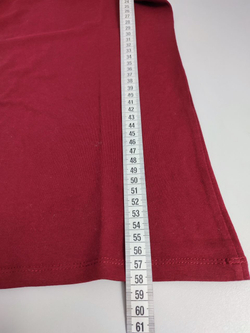 Футболка базовая бордо 42-44  размер