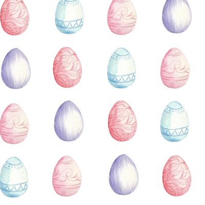 Пасха. Крашеные яйца