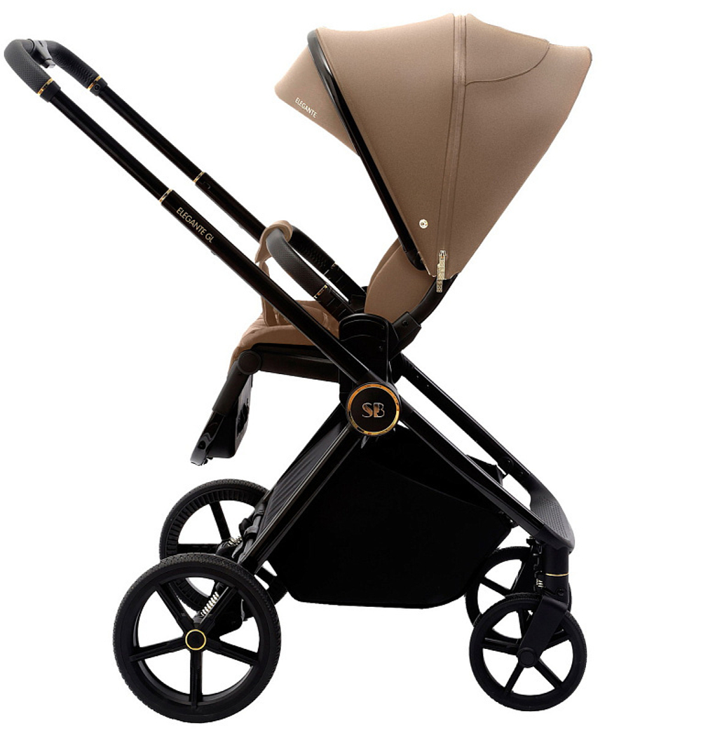 Детская коляска Sweet Baby Elegante 2 в 1 Chrome Brown