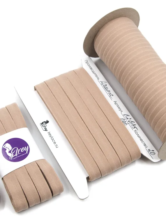 030 626/15 Бейка окантовочная Lauma 15 мм, кофе с молоком 030