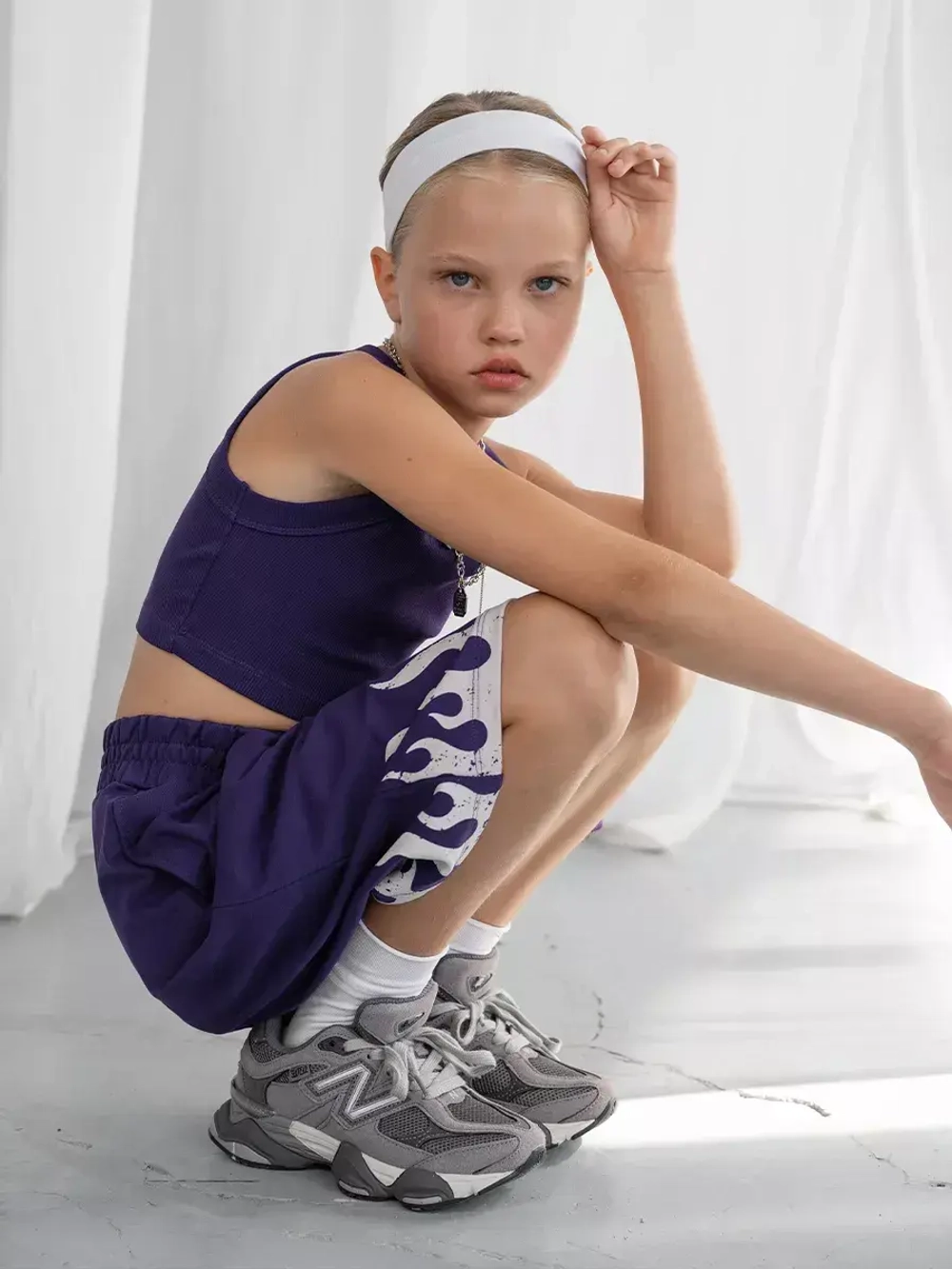 Шорты бермуды для девочки в школу