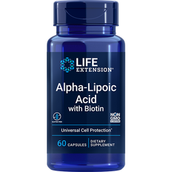 Alpha-Lipoic Acid with Biotin 60 капсул Life Extension