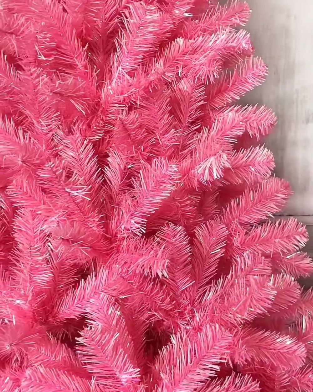 Искусственная розовая елка «Искристая розовая» (пвх) 210 см / 2.1 м