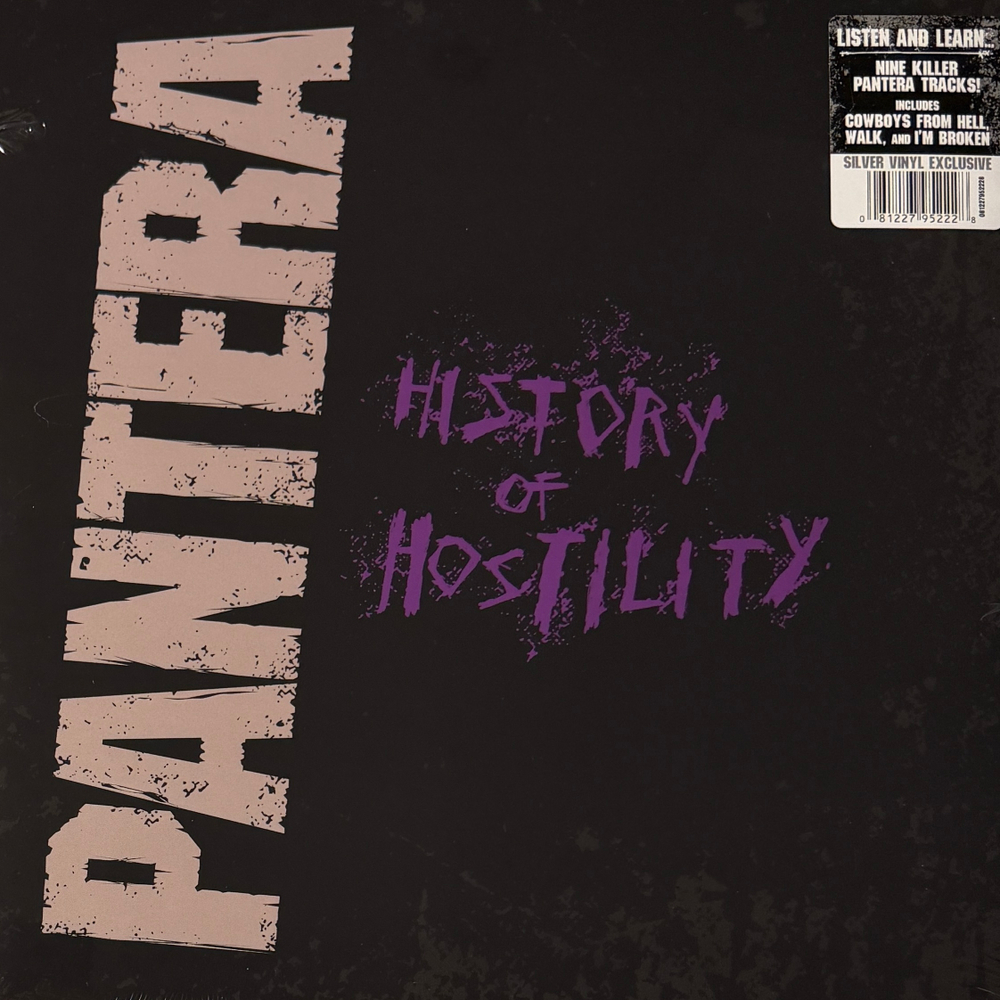 Pantera ‎– History Of Hostility (Голландия 2015г.) Silver Т