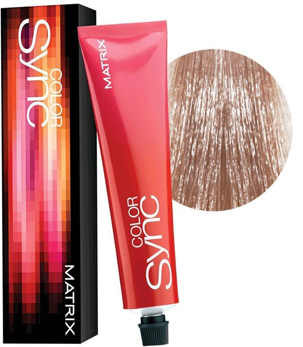 Matrix Краска для волос без аммиака SoColor Sync Pre-Bonded 10MM Очень-очень светлый блондин мокка мокка, 90 мл