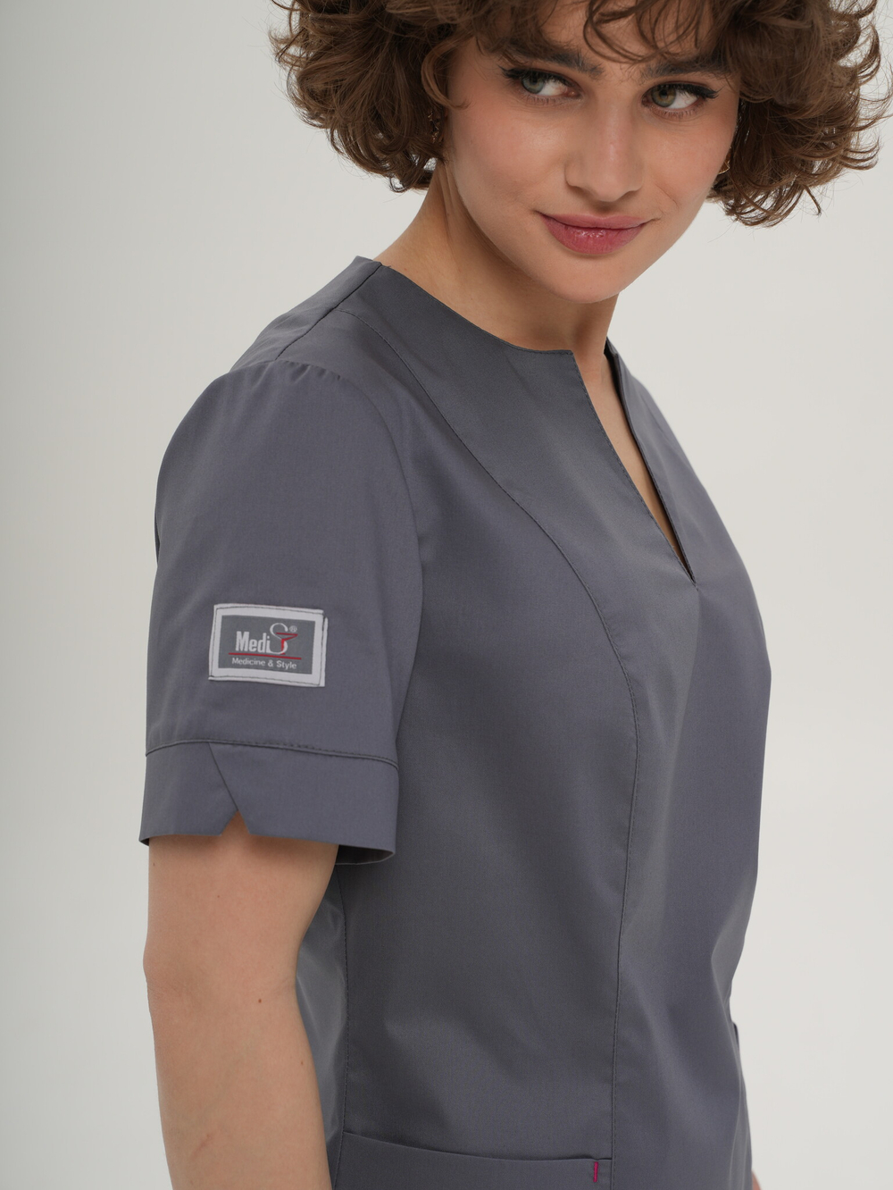 Костюм медицинский женский | Бл-331/2а +Б-128 клеон экстра