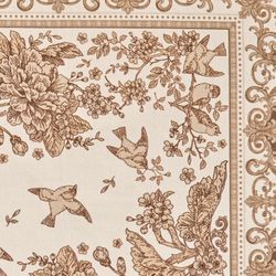 НАБОР САЛФЕТОК ИЗ 2-Х ШТ "ROYAL GARDEN",40Х40СМ, 100% ХЛОПОК ,БЕЖЕВЫЙ ,ТВИЛ