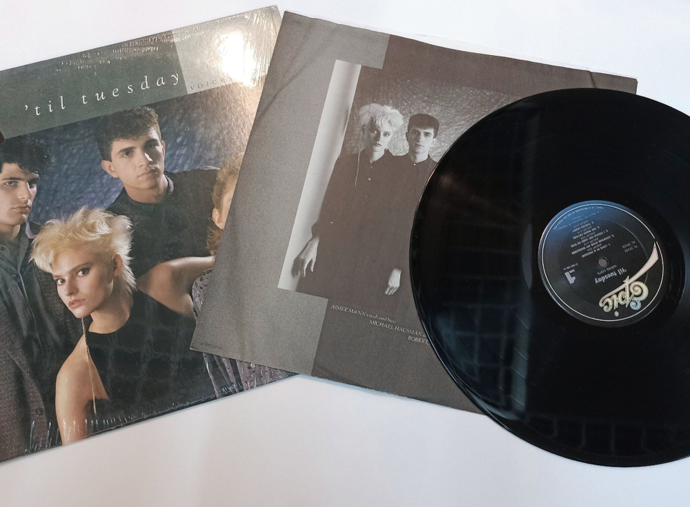 Винтажная виниловая пластинка LP Til Tuesday Voices Carry (USA 1985)