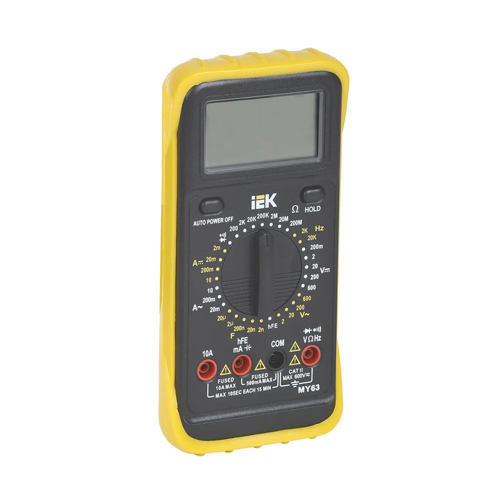 Мультиметр цифровой IEK Professional MY63, с ЖК-дисплеем