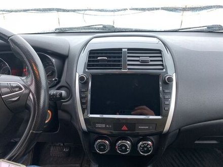 Магнитола для Mitsubishi ASX 2010-2016, Peugeot 4008, Citroen C4 Aircross (рамка с крутилками и кнопками) - Teyes CC4-PRO монитор 9.5" 2K QLED на Android 13, Snapdragon 778G, AI, CarPlay, DSP, 4G SIM-слот