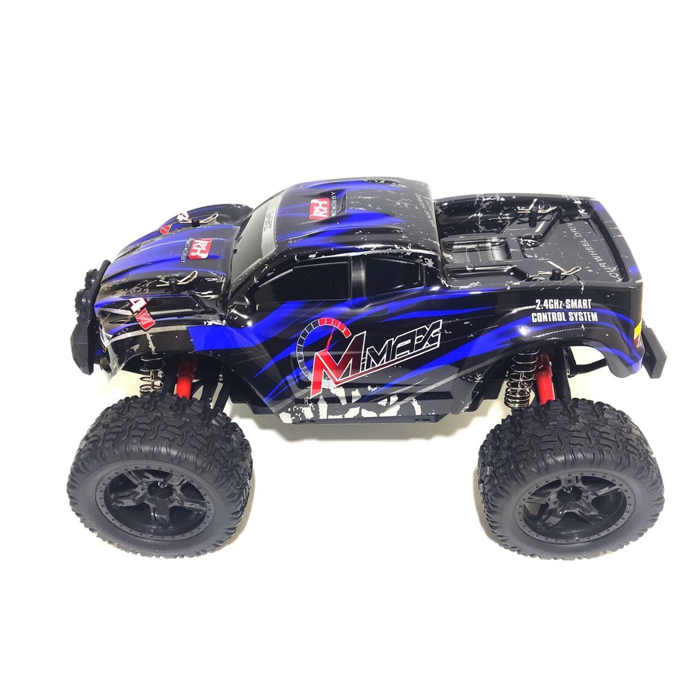 Радиоуправляемый монстр Remo Hobby MMAX Brushless (бесколлекторный) 4WD 2.4G 1/10 RTR RH1035-blue