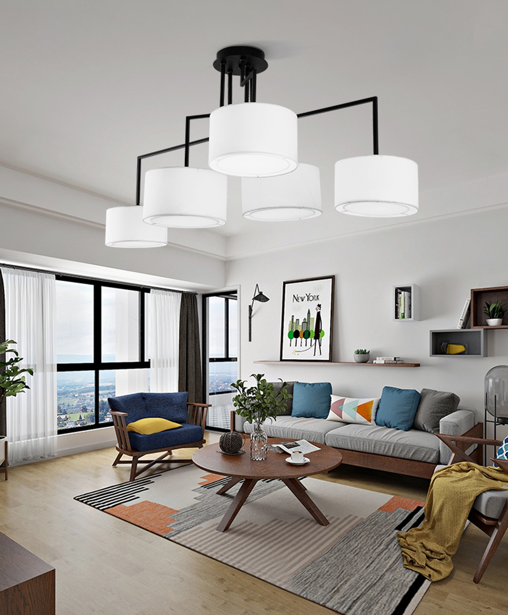 Pendant design lamp  Noon by Zeitraum D40 (Grey)