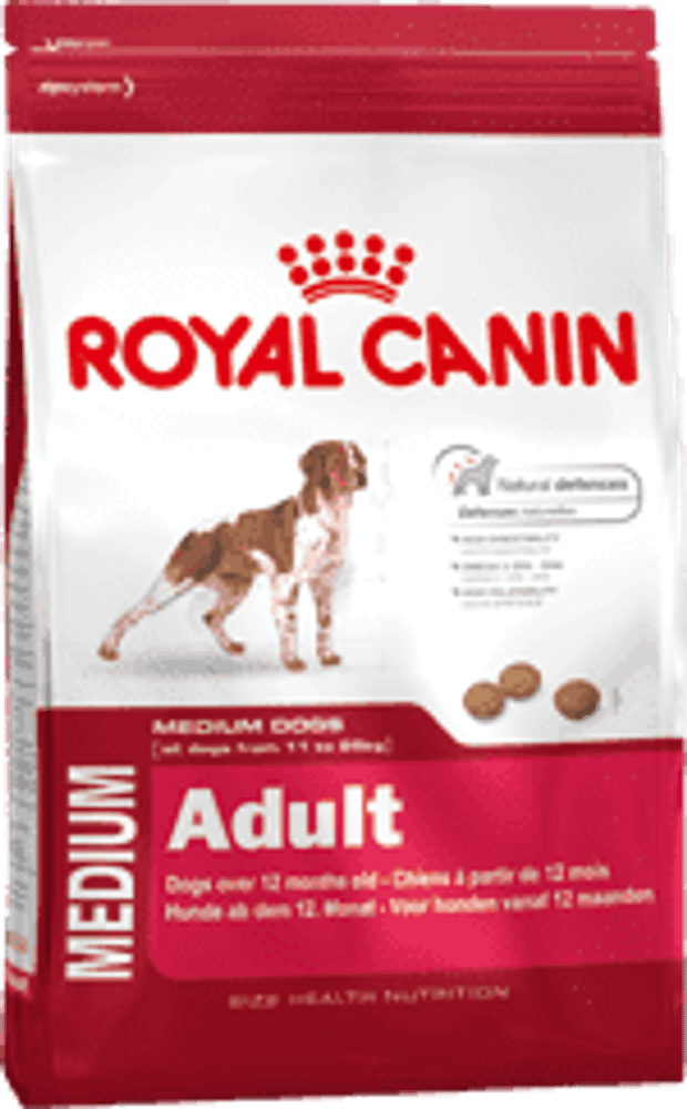 Royal Canin 3кг Медиум Эдалт корм для собак средних пород