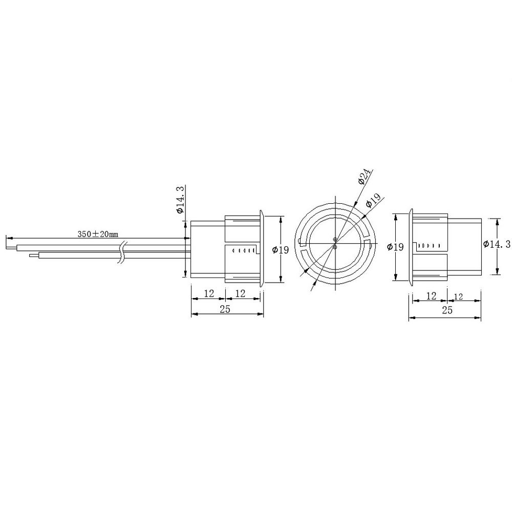 Извещатель магнитоконтактный ST-DM030NCNO-WT