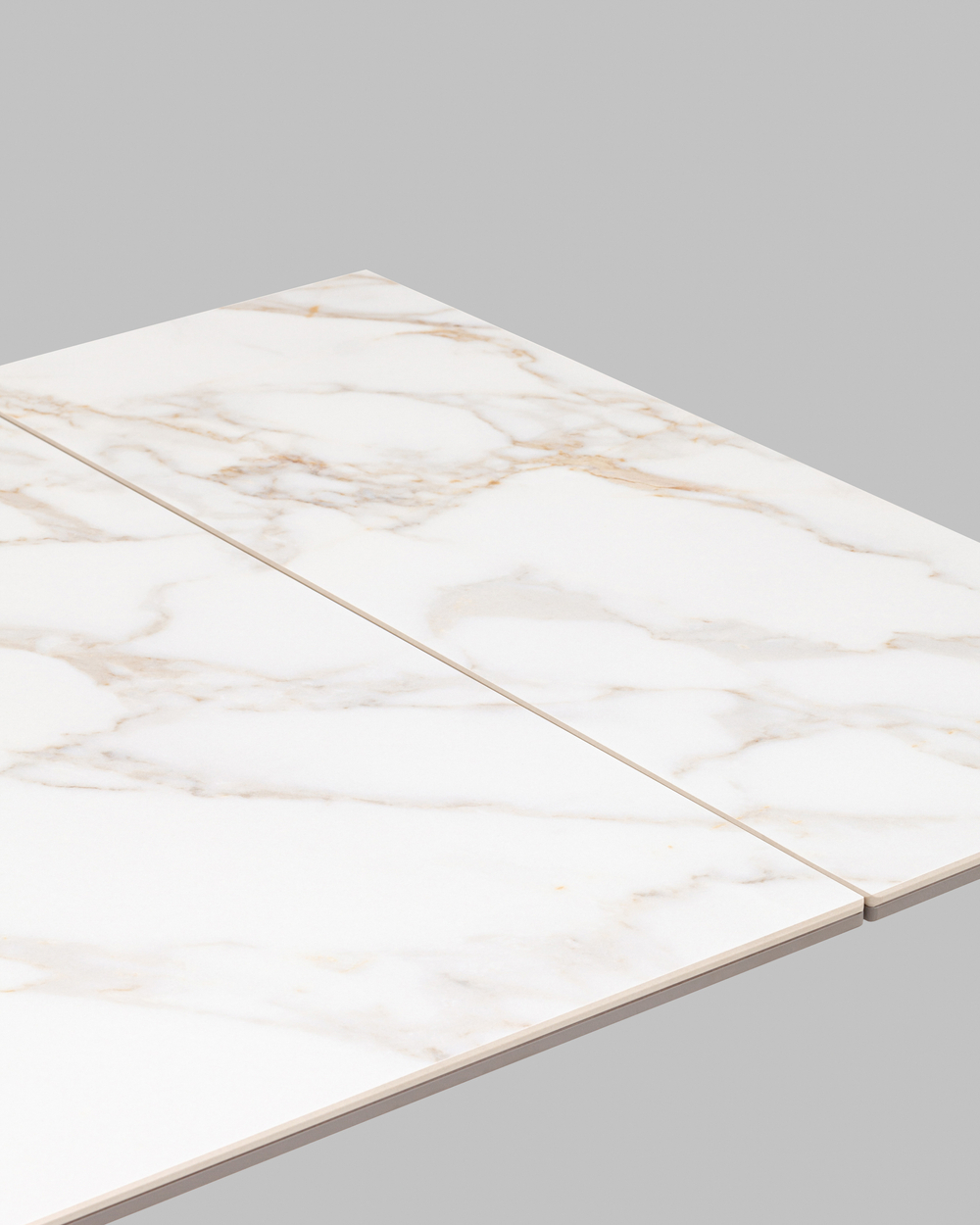 Стол раскладной Marmer 120-180*80*76 керамика капучино