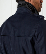 Тренч H-Hyde-241 BOSS BLACK - темно-синий(50534911)