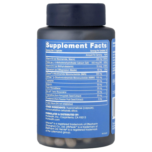 ProHealth Longevity, NAD Triple Boost™ с NMN, 90 капсул