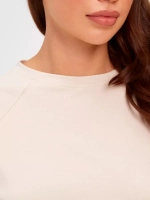 Туника оверсайз ассиметричная бежевый