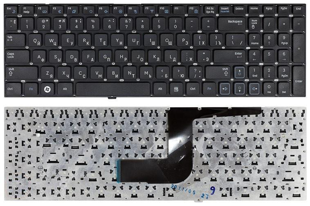 Клавиатура для ноутбука Samsung RC510 RV511 RV513 RV520 черная
