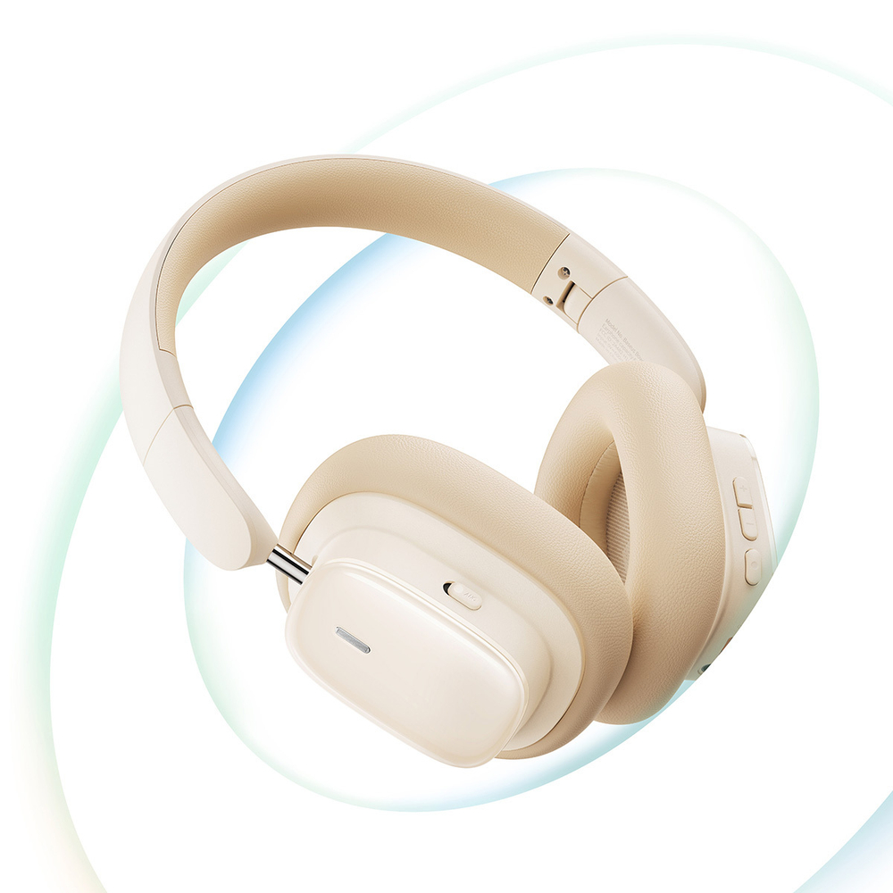 Беспроводные наушники Baseus Bowie H1i Noise-Cancellation Wireless Headphones - Stellar White