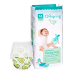 Offspring трусики-подгузники, M 6-11 кг. 42 шт. расцветка Авокадо