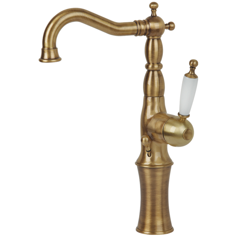 Смеситель для раковины высокий Migliore Oxford 19093 бронза купить