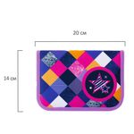 Пенал TIGER FAMILY 1 отделение, 1 откидная планка, ткань, "Cotton Candy", 20х14х4 см, 228930, TGJY-016C2E