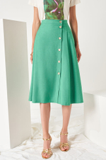 4805 Юбка женская (зеленый)