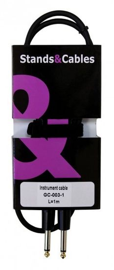 Инструментальный кабель 1м STANDS & CABLES GC-003-1