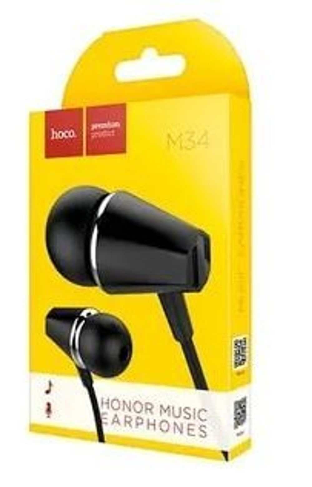 Наушники внутриканальные HOCO M34 с микрофоном черный.jpeg