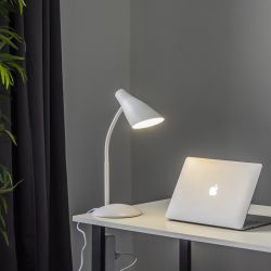 TLD-562 White-LED-360Lm-4500K-Dimmer Светильник настольный. 5W. Сенсорный выключатель. Белый. ТМ Uniel