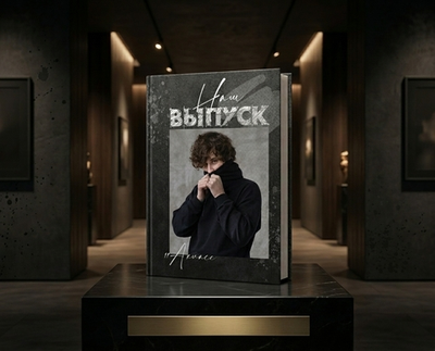 PSD-Шаблон фотокниги "Black Grunge"