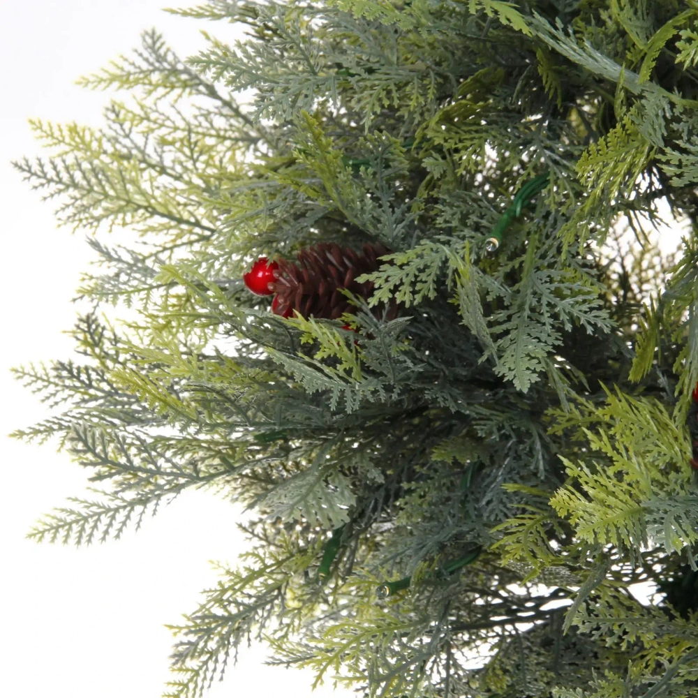 Ёлка светодиодная «Лесная радость» 120 см (460 веток) 140 ламп LED, цвет свечения-Теплый белый