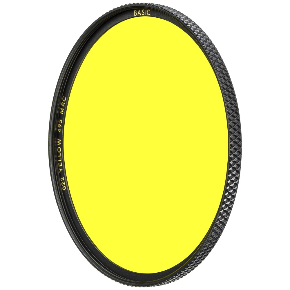 B+W BASIC 022 Yellow MRC 495 82mm. Светофильтр для черно-белой съемки