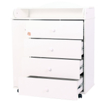 Комод "Потапыч" 5 ящ. (арт.67) 800/5 (белый)