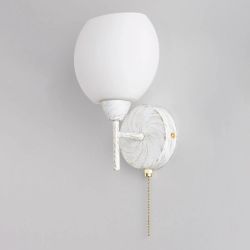 Citilux Флорида CL148310 Бра с выключателем Белое с патиной