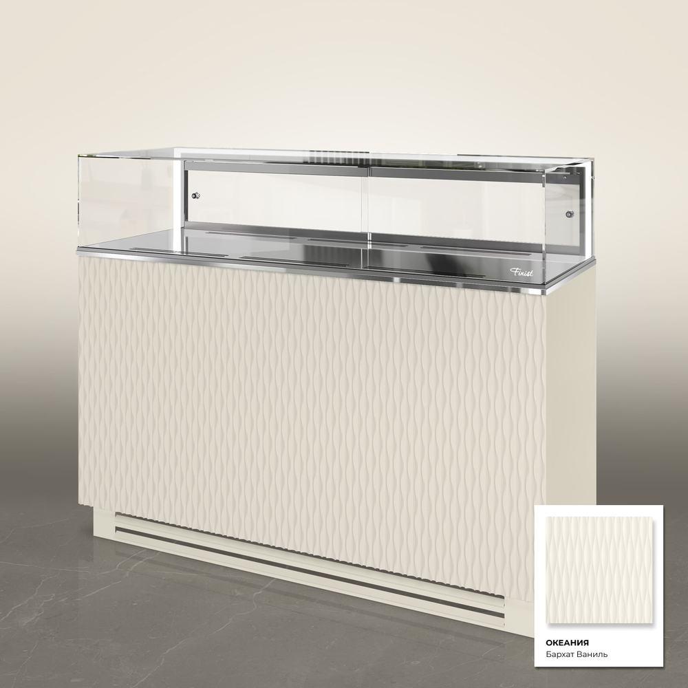 Кондитерская напольная холодильная витрина Finist GLASSIER 58 LUX